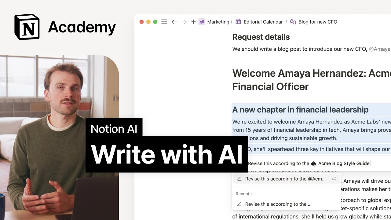 Writing with Notion AI (2025)